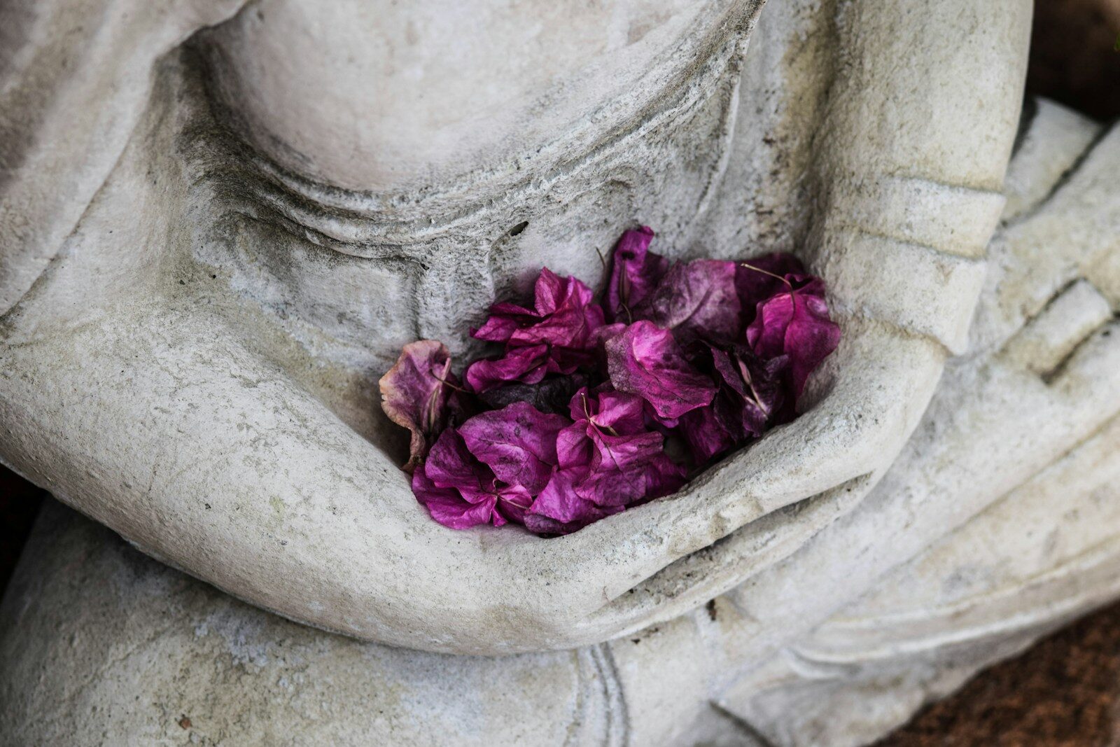 Photo by Chris Ensey concrete statuette